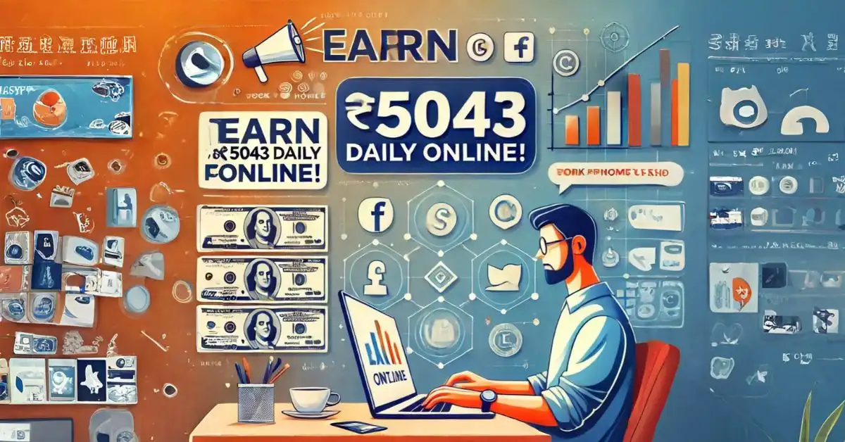 Online Earning Opportunities: Work 2-3 Hours Daily and Earn Up to ₹5043